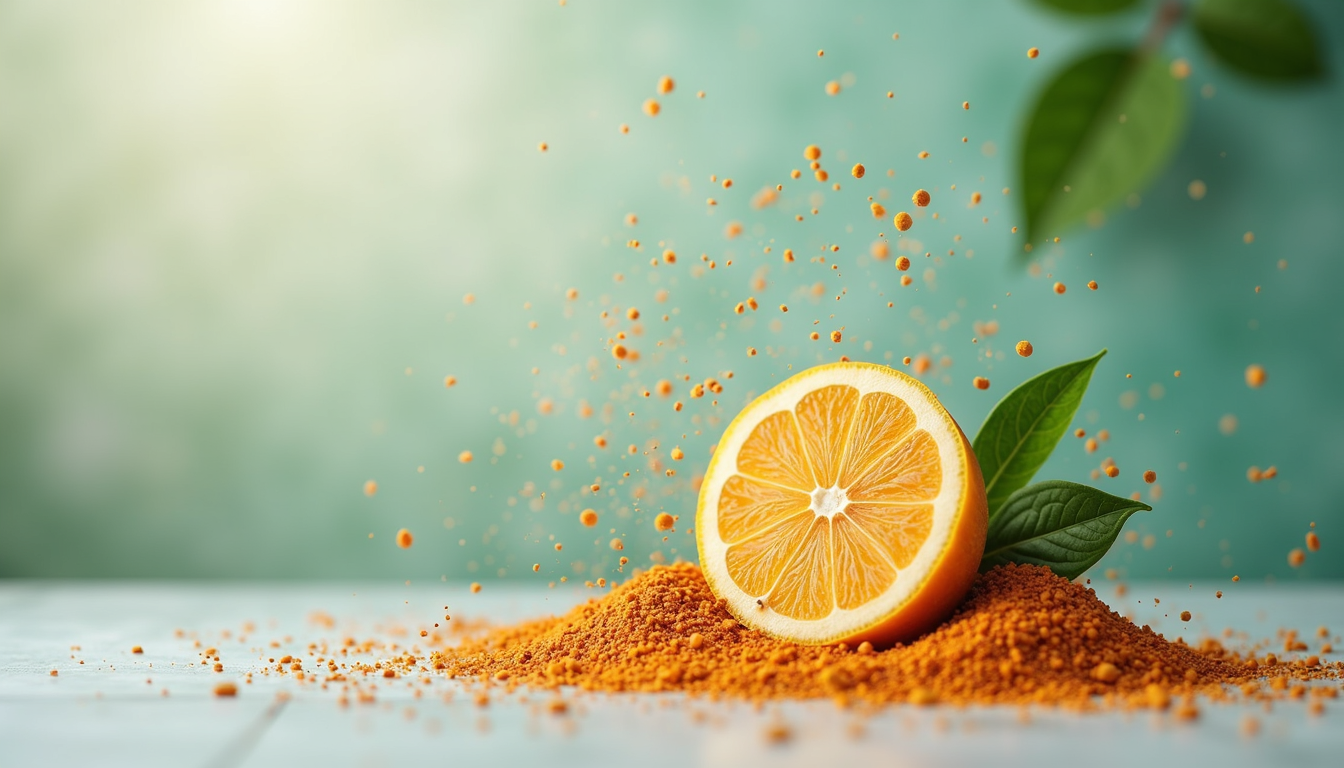 O cutie de Supradyn Energy lângă fructe și o persoană plină de energie